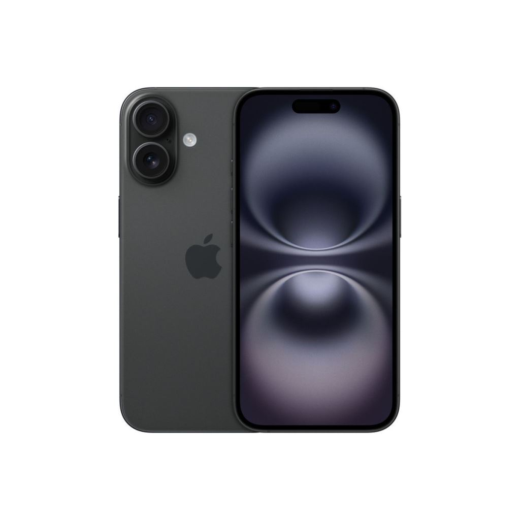 Apple iPhone 16 128GB mobiltelefon fekete (MYE73) (MYE73)